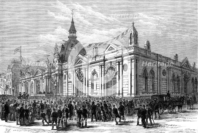 Opening the new Market-Hall, Southport, 1881. Creator: FW.
