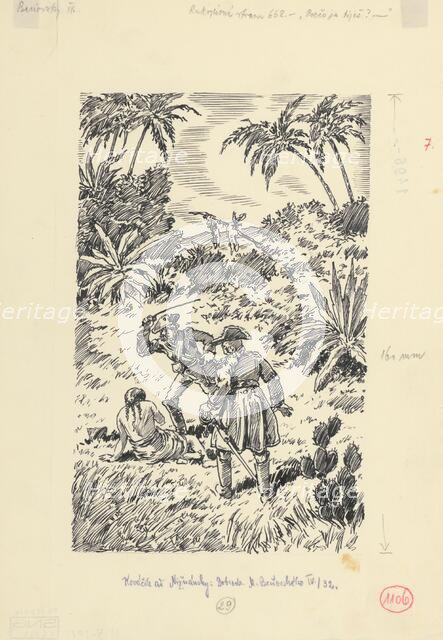 7.- Why are you beating her?, 1953. Creator: Andrej Kovacik.