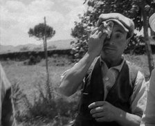 An Italian Man in the Countryside, 1944. Creator: British Pathe Ltd.