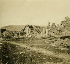 Ruins of Les Éparges, northern France, c1914-c1918.  Artist: Unknown.