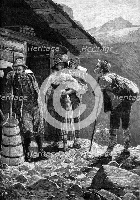 The Tourist in Switzerland, 1881. Creator: Unknown.