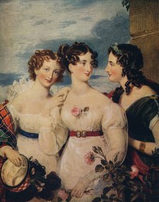'The Union: Thistle, Rose, Shamrock', c1850. Artist: William Charles Ross.