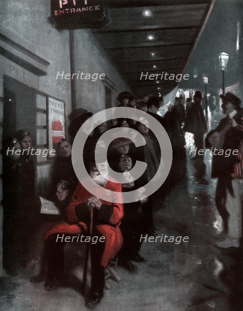 'The Queue, the Pensioner and the Dollar Princess', 1910.Artist: Fred Leist