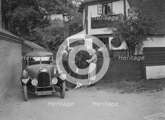 Bentley 4-seater tourer, St Albans, Hertfordshire, c1920s. Artist: Bill Brunell.