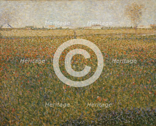 La Luzerne, Saint-Denis, 1884-1885. Creator: Seurat, Georges Pierre (1859-1891).