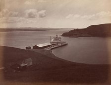 Strait of Carquennes, from South Vallejo, 1868-69. Creator: Carleton Emmons Watkins.
