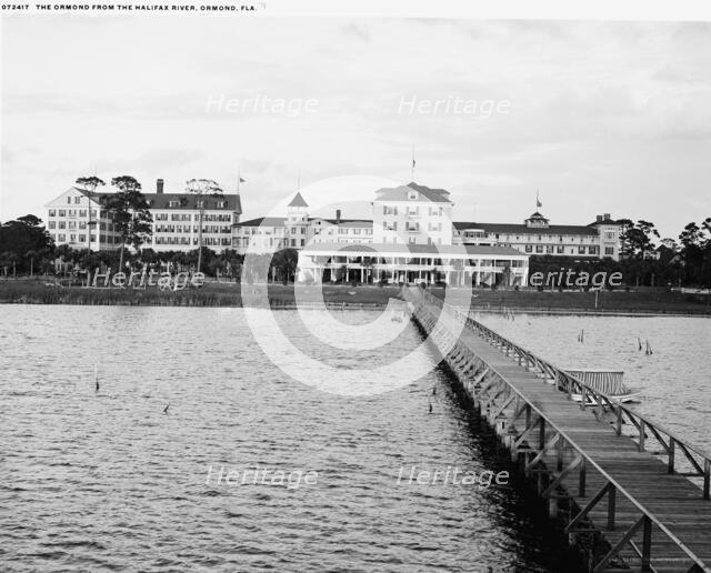 The [Hotel] Ormond from the Halifax River, Ormond, Fla., between 1900 and 1920. Creator: Unknown.