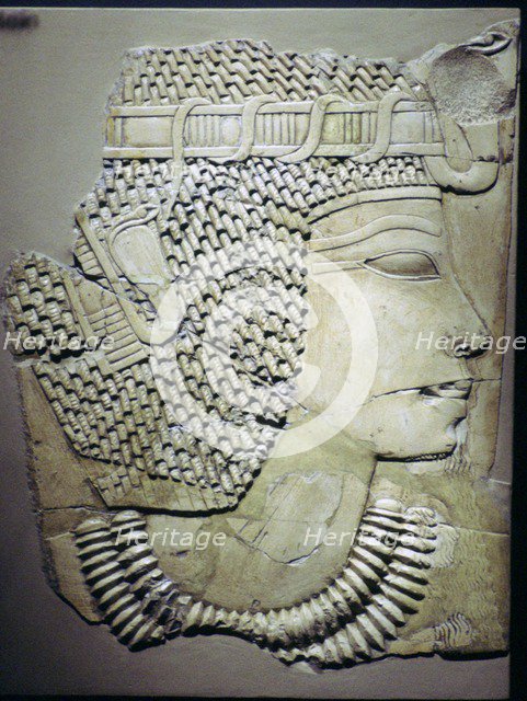 Egyptian relief of a pharaoh. Artist: Unknown