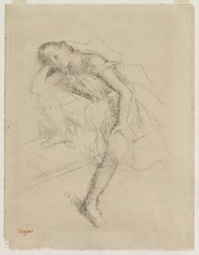 Dancer at Rest, c. 1895. Creator: Edgar Degas (French, 1834-1917).