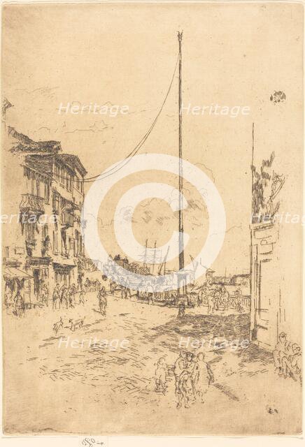 The Little Mast, 1880. Creator: James Abbott McNeill Whistler.