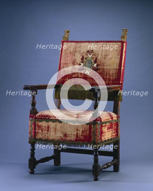 Armchair, 1600s. Creator: Unknown.