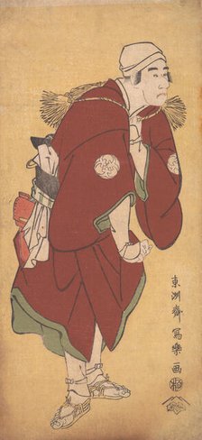 Bando Mitsugoro II as the Farmer Asakusa no Jirosaku, 1794-95., 1794-95. Creator: Tôshûsai Sharaku.