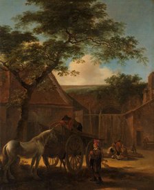 Farmyard, c.1645-c.1650. Creator: Jan Dirksz Both.