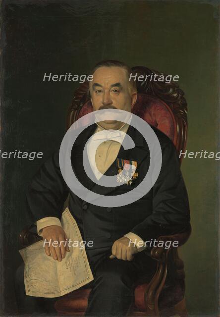 Johan François Adriaan Cateau van Rosevelt..., 1885.  Creator: Lovera.
