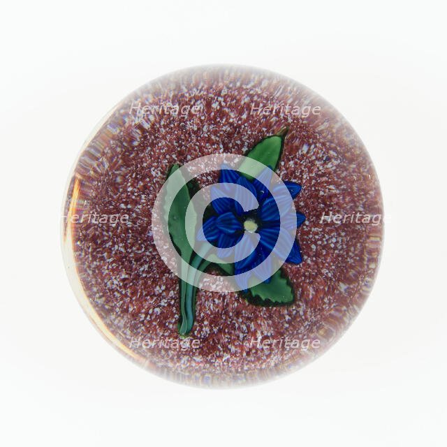 Paperweight, Saint-Louis, c. 1848-55. Creator: Saint-Louis Glassworks.