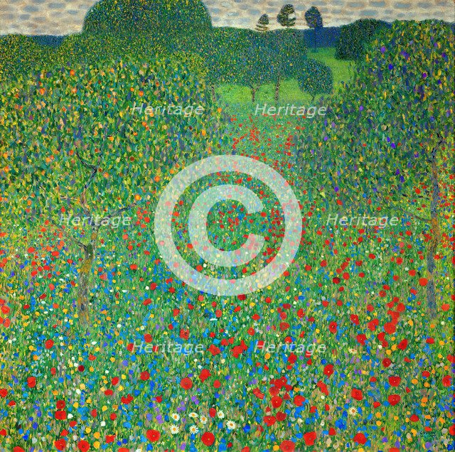 Poppy Field, 1907. Artist: Klimt, Gustav (1862-1918)