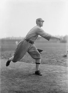 "Bullet" Joe Bush, Philadelphia Al (Baseball), 1913. Creator: Harris & Ewing.