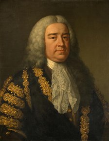 Portrait of The Rt. Hon. Henry Pelham ( 1694-1754).  Creator: John Shackleton.
