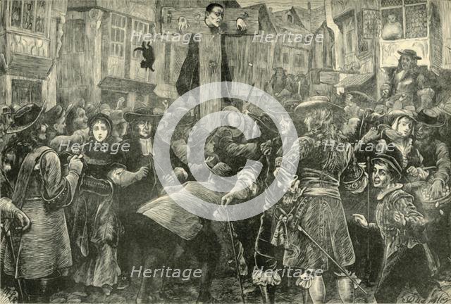 'Titus Oates in the Pillory', 1685, (1890).   Creator: Unknown.