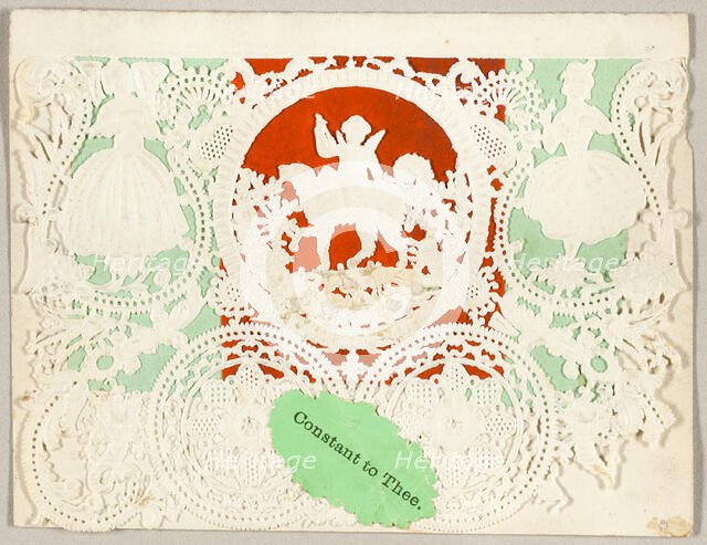 Constant to Thee (valentine), 1850/59. Creator: George Meek.