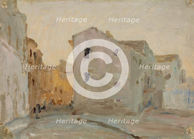 Syracuse (Architectural Fragment), 1910. Creator: Jan Ciaglinski.