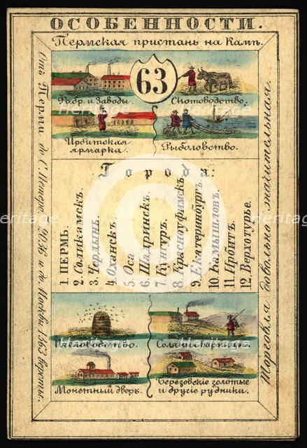 Perm Province, 1856. Creator: Unknown.