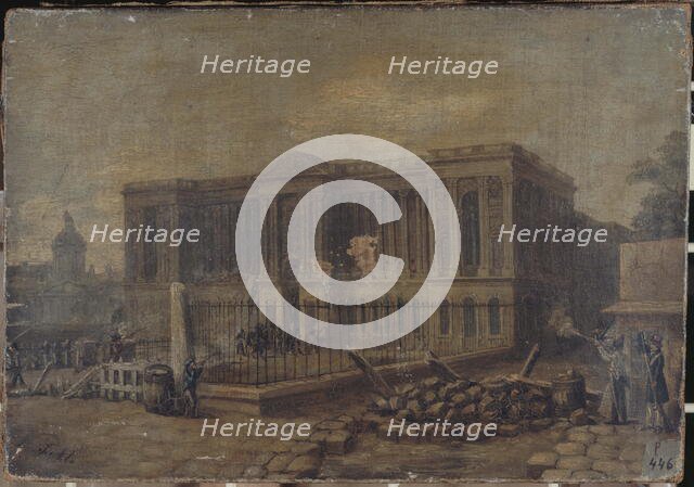 Attack on the Louvre, July 29, 1830. Creator: Unknown.