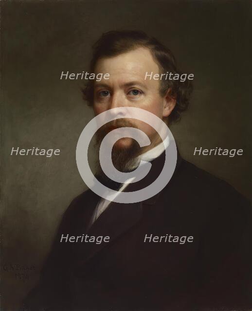 Portrait of the Artist, 1874. Creator: George Augustus Baker.