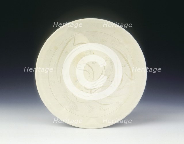 Carved Cizhou bowl with goose, Northern Song dynasty, China, 11th century. Artist: Unknown