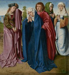 Christ Nailed to the Cross (The Holy Women and Saint John at Golgotha), 1480-1485. Creator: David, Gerard (ca. 1460-1523).