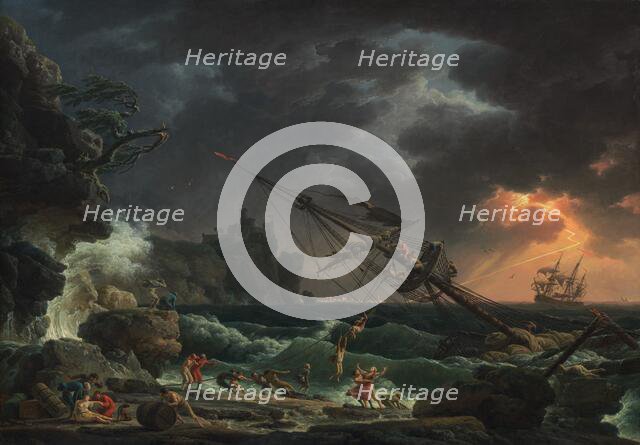 The Shipwreck, 1772. Creator: Claude-Joseph Vernet.