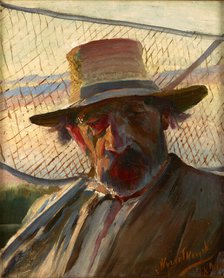 Fisherman with a Net, 1891. Creator: Leon Wyczolkowski.