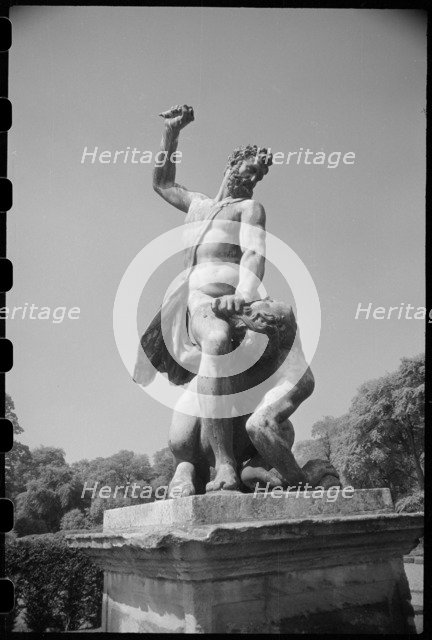 'Samson Slaying a Philistine', Seaton Delaval, Northumberland, c1955-c1980. Creator: Ursula Clark.