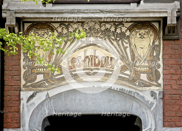 Les Hiboux, 55 Avenue Brugmann, Brussels, Belgium, (1899), c2014-c2017. Artist: Alan John Ainsworth.