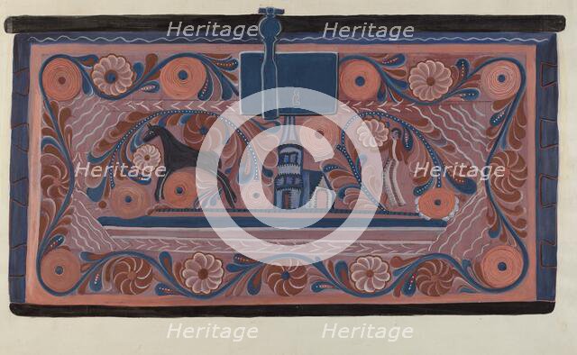 Chest Design, 1935/1942. Creator: Etna Wiswall.