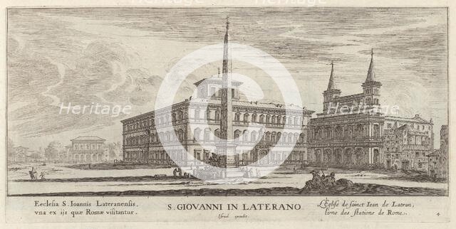 S. Giovanni in Laterano, 1640-1660. Creator: Israel Silvestre.