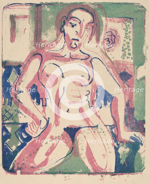 Nude Woman, 1927. Creator: Ernst Kirchner.