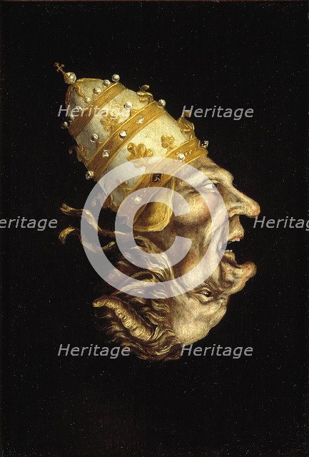 Pope-Devil. Artist: Anonymous  