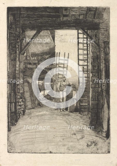 The Lime-Burner, 1859. Creator: James Abbott McNeill Whistler.