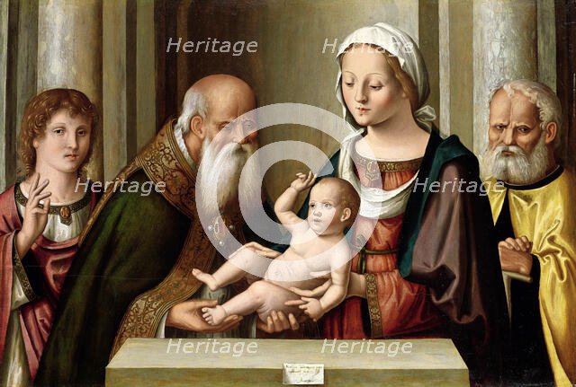 Die Beschneidung Christi, 1536. Creator: Palmezzano, Marco (1456-1539).