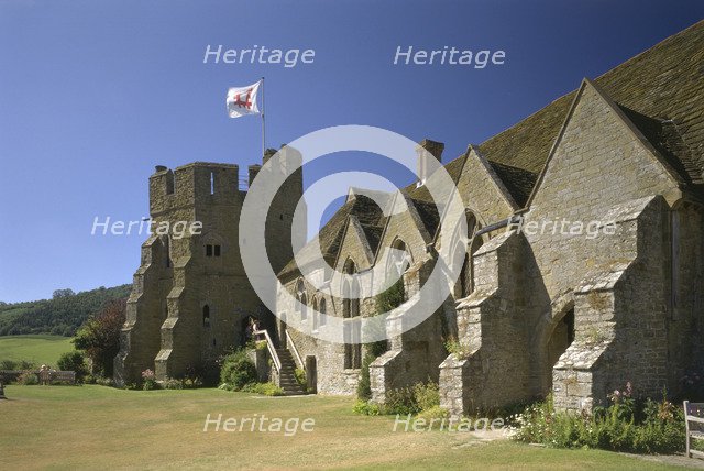 Stokesay Castle, Shropshire, 1997. Artist: N Corrie
