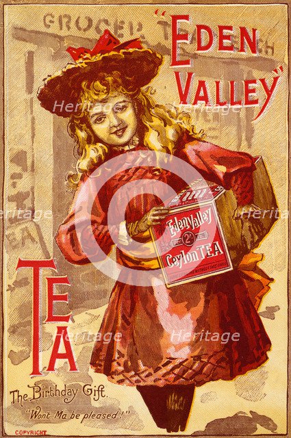 Eden Valley Tea, 19th century. Artist: Unknown
