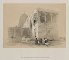 Egypt and Nubia, Volume III: One of the Tombs of the Khalifs, Cairo, 1848. Creator: Louis Haghe (British, 1806-1885); F.G.Moon, 20 Threadneedle Street, London.