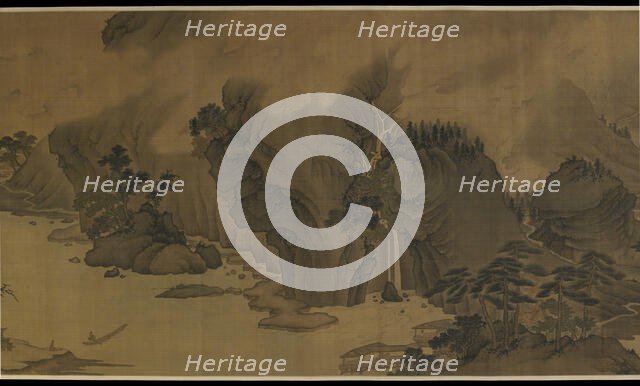 Autumn River in the Rain and Clouds, 16th century. Creator: Unknown.