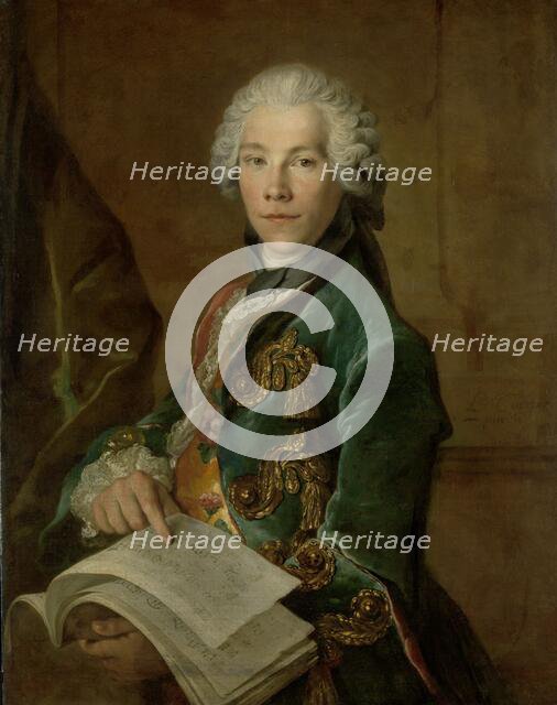 Portrait of Arnoldus van Rijneveld, c.1738. Creator: Louis Tocque.