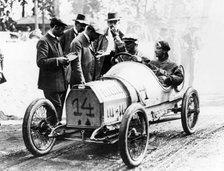 Bugatti Type 13 which competed at the French Grand Prix, Le Mans, 1911. Artist: Unknown