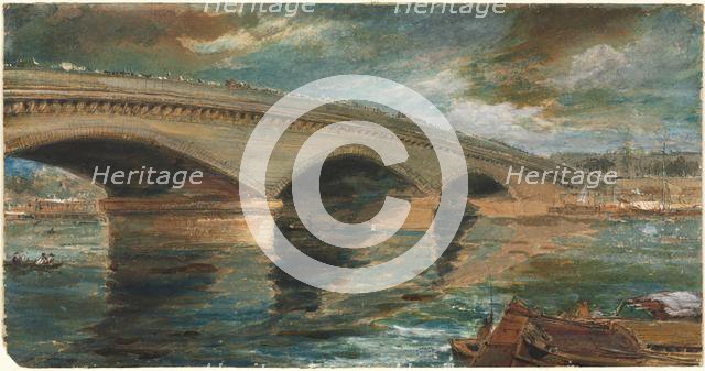 London Bridge. Creator: James Holland (British, 1800-1870).