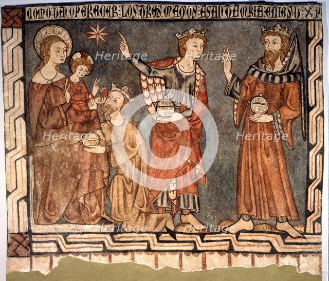 Epiphany', fresco transferred to canvas.