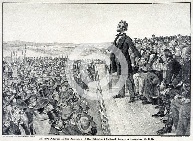 Lincoln's Address at the dedication of the Gettysburg National Cemetery, November 19th 1863, 1905.
