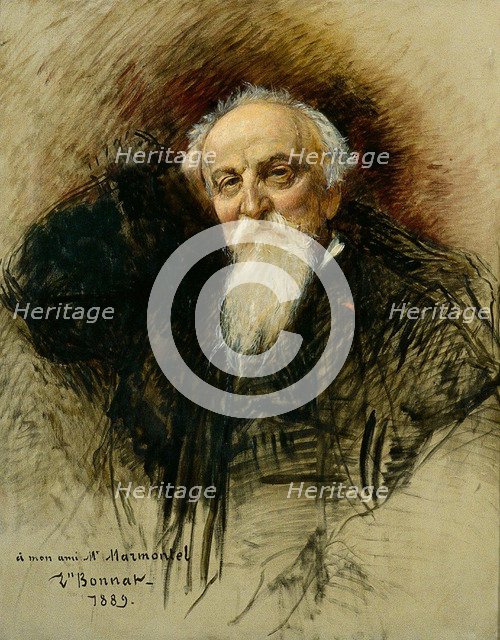 Portrait of the composer Antoine François Marmontel (1816-1898).